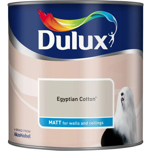 Dulux Matt Emulsion Paint - Egyptian Cotton - 2.5L