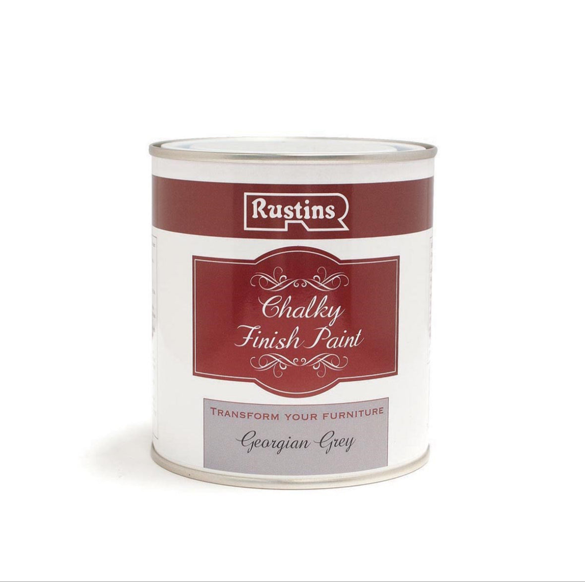 Rustins Chalky Finish Paint Georgian Grey 500ML