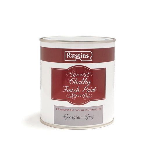 Rustins Chalky Finish Paint Georgian Grey 500ML
