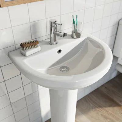 Clarity full pedestal basin 550mm