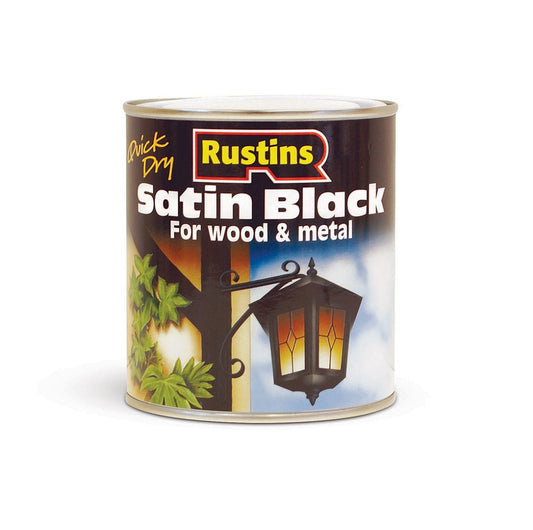 Rustins Satin Black 1L