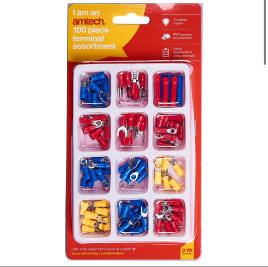 100 Piece Assorted Terminal