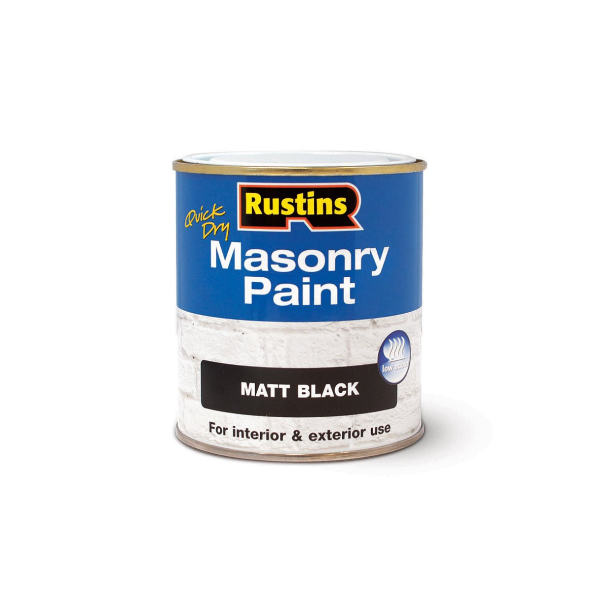 Rustins Mansonry Paint Black 500ML