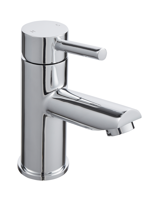 Aztec Mono Basin Mixer with push waste (0FTAP01)
