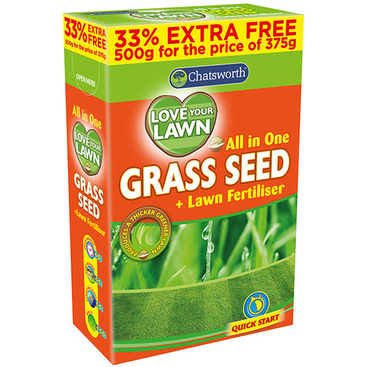 Chatsworth Grass Seed Lawn Fertiliser 500G