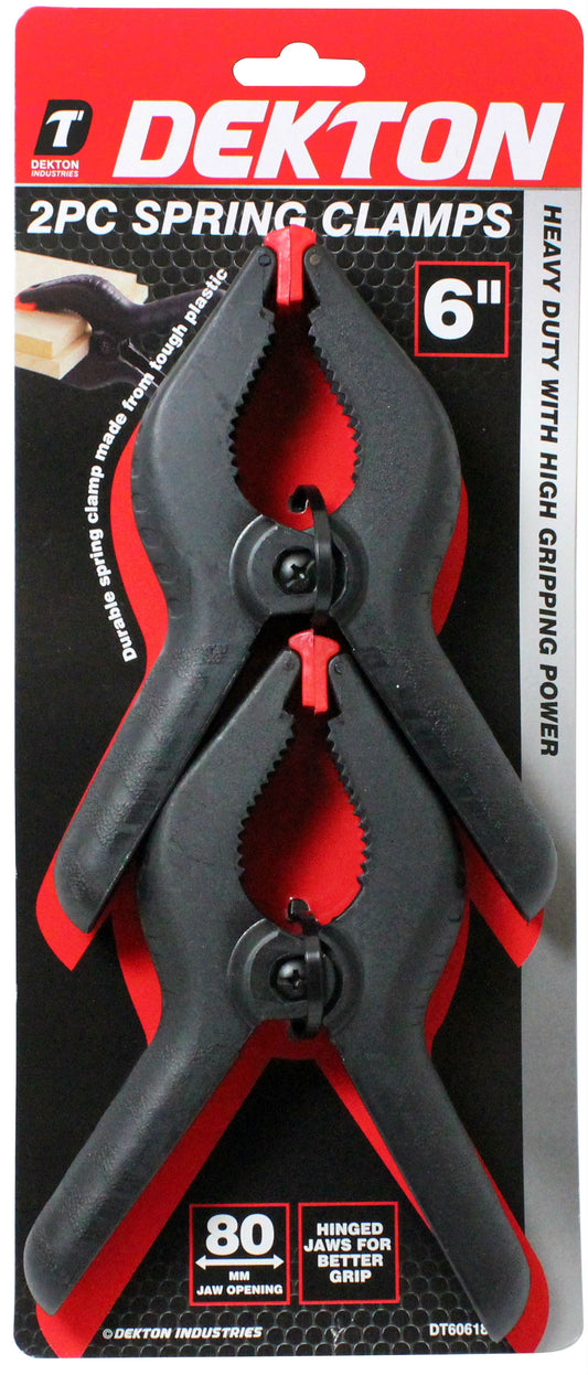 DEKTON 2PC SPRING CLAMPS 6"