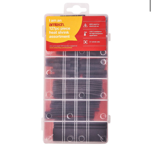 127 Piece heat shrink assortment