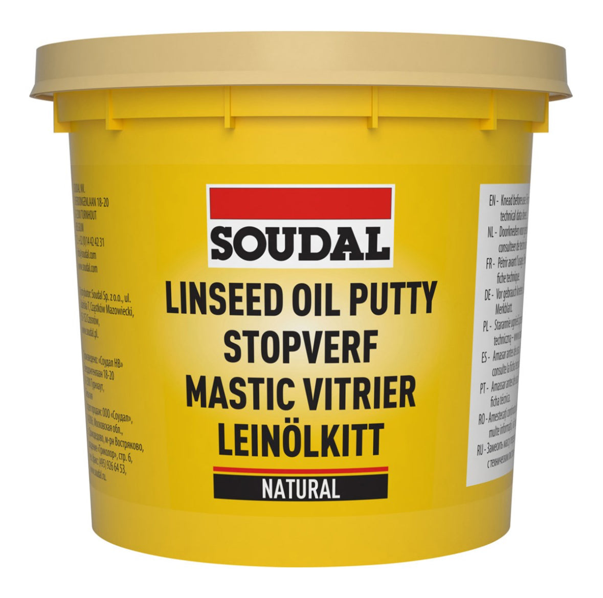 Soudal Universal Putty Natural 500g / 1KG