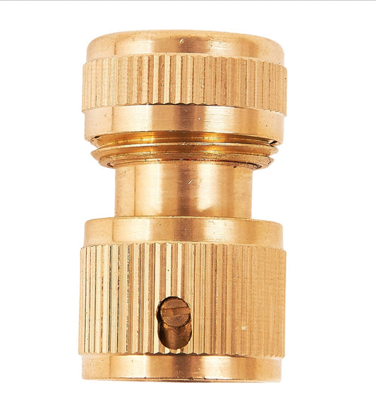 13mm (1/2") Brass hose connector