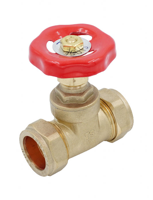 Gate Valve BS5154 Brass 22mm
