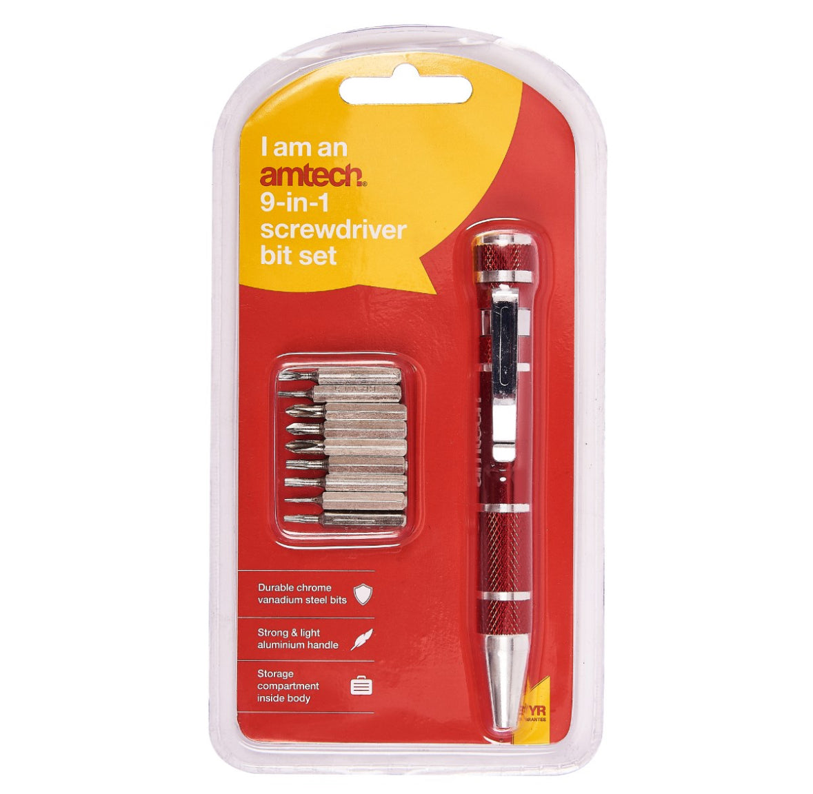 9-in-1 Screwdriver bit set
