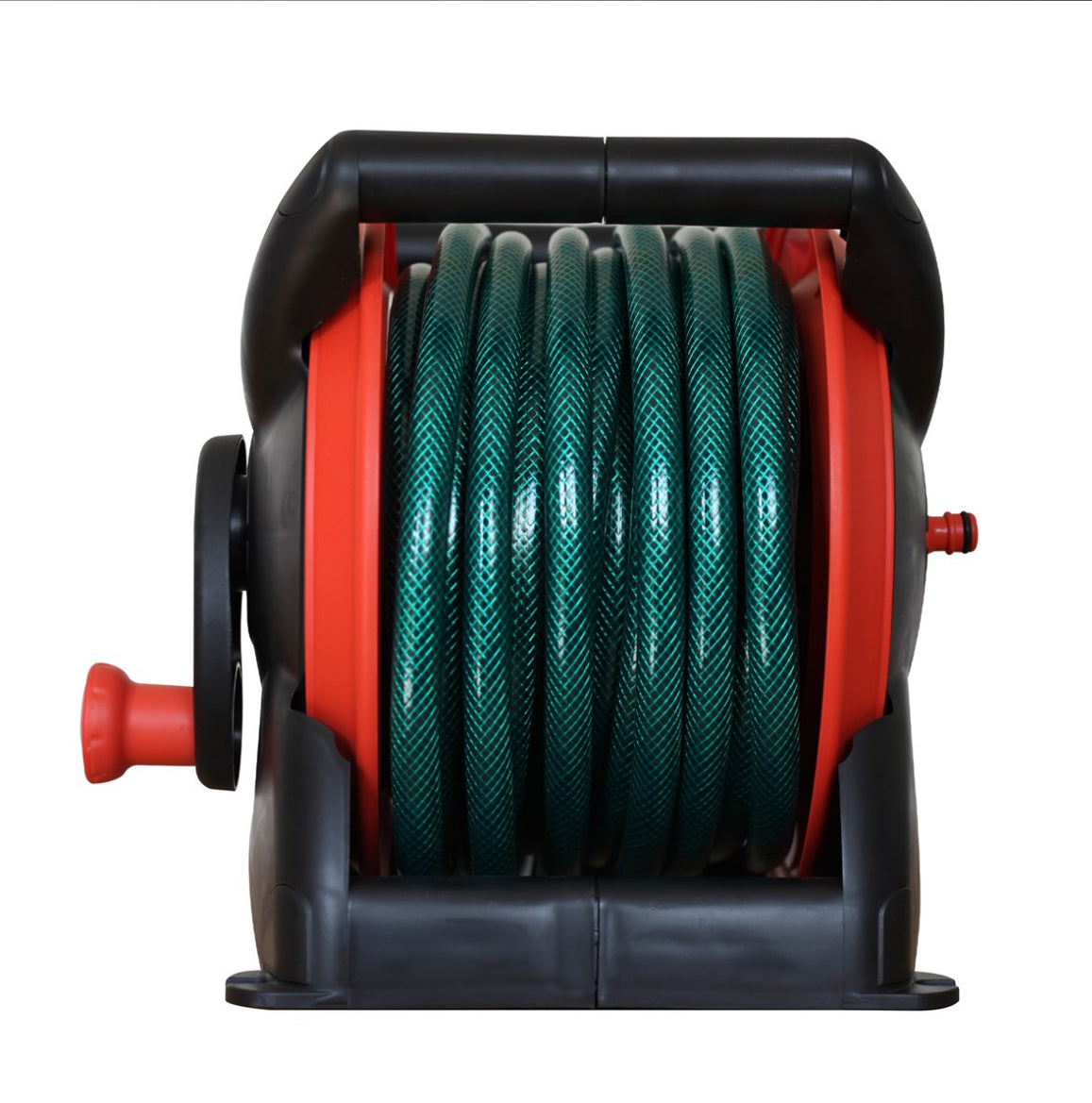 15m Garden hose reel with adaptor set