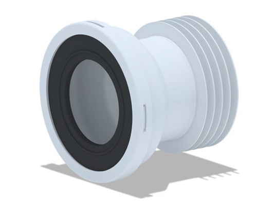 Straight WC Pan Connector