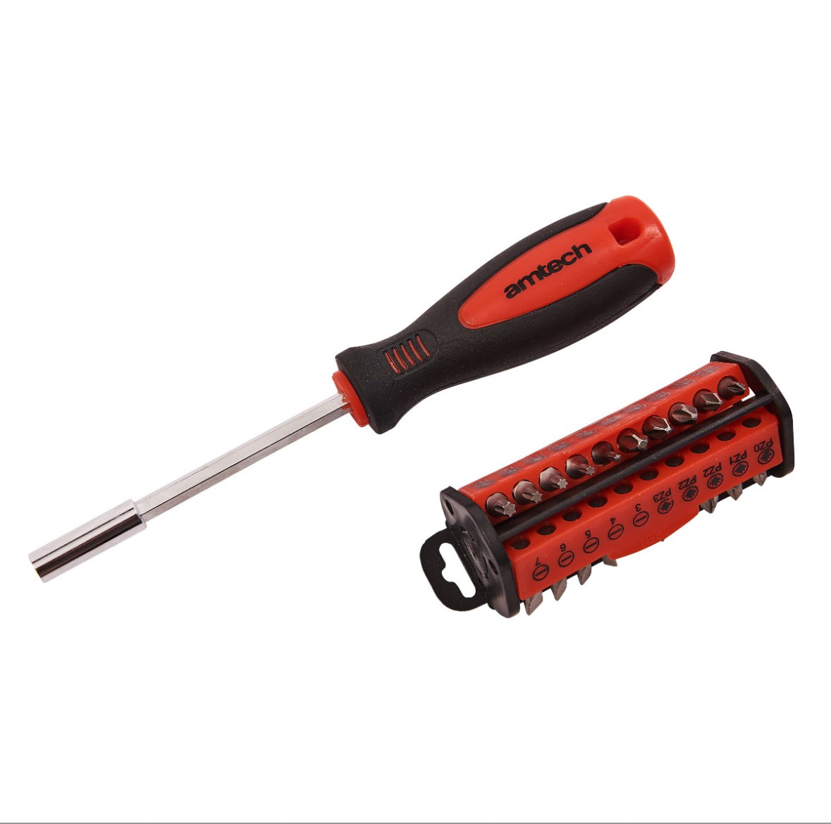 31 Piece screwdriver and bit set