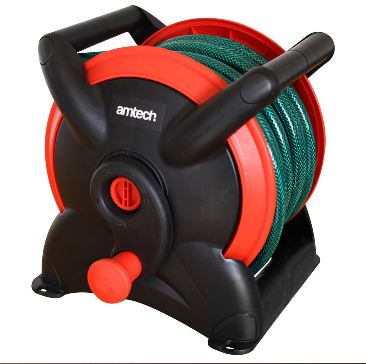 15m Garden hose reel with adaptor set