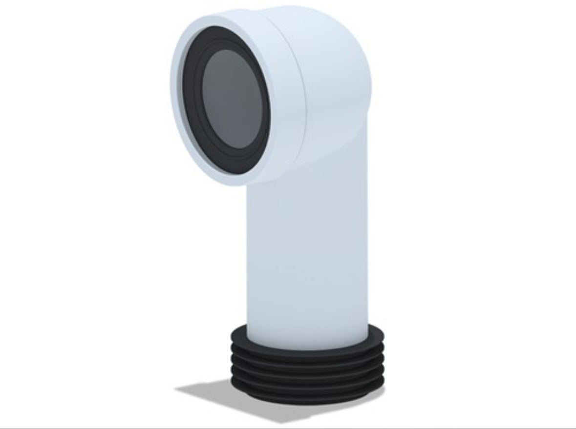 90 Degree WC Pan Connector