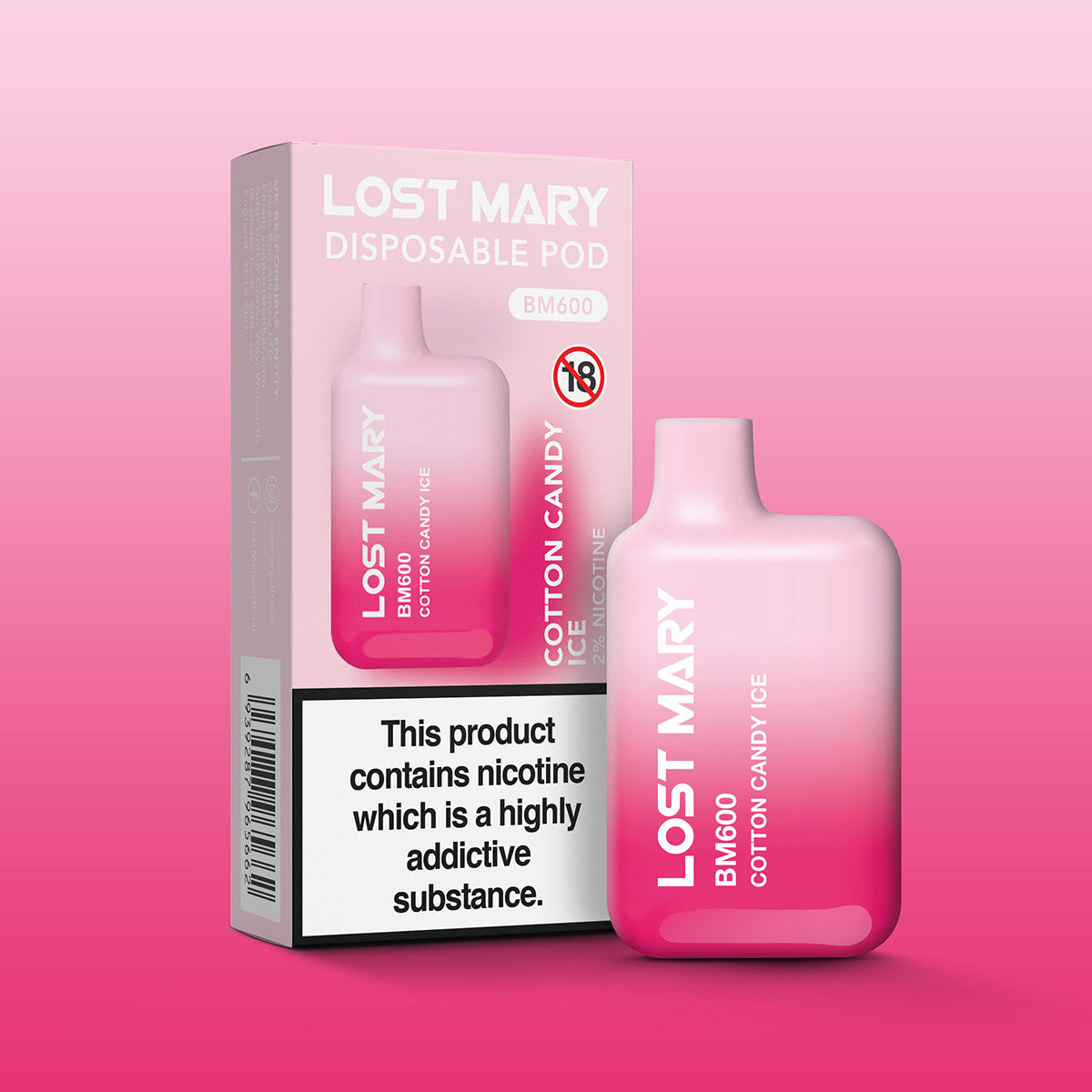 Lost Mary BM600 7 Flavours (ANY 5 FLAVOURS FOR £25)