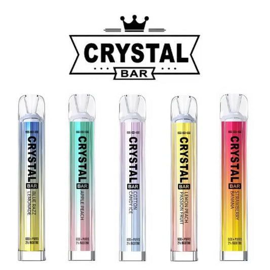 SKE Crystal Bar All flavours (ANY 5 FLAVOURS FOR £25)