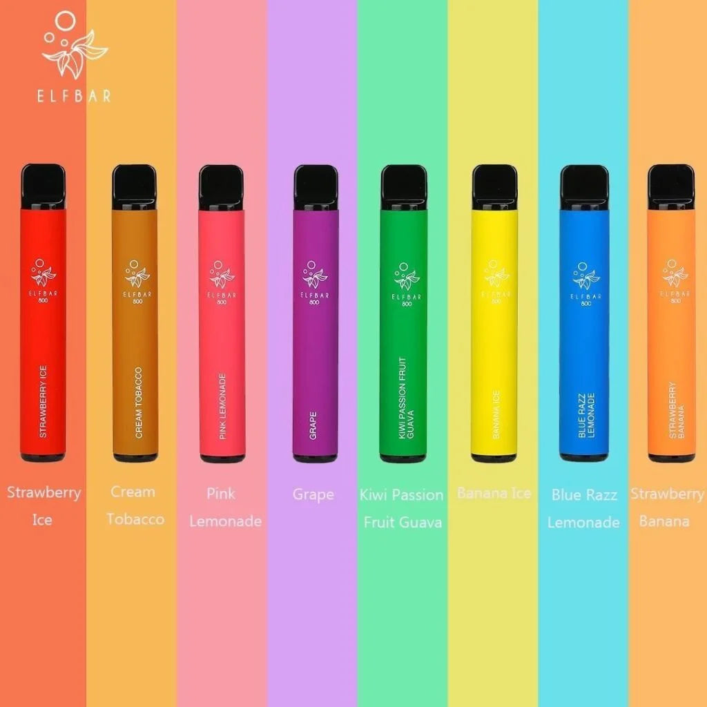 Elf Bar All Flavours (ANY FLAVOURS FOR £25)