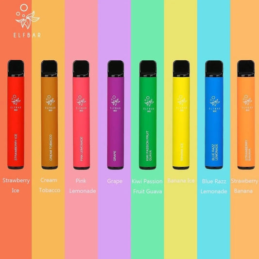 Elf Bar All Flavours (ANY FLAVOURS FOR £25)