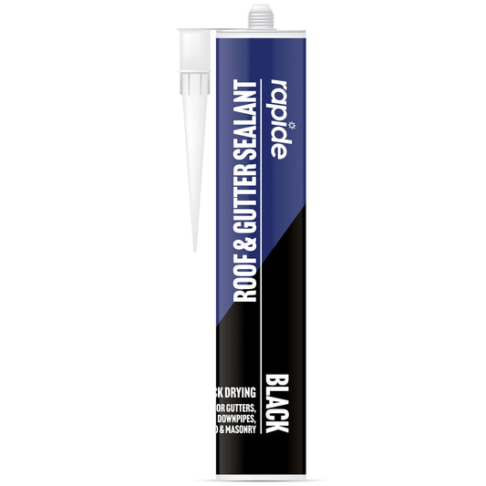Rapide Roof & Gutter Sealant Black/White -260ML