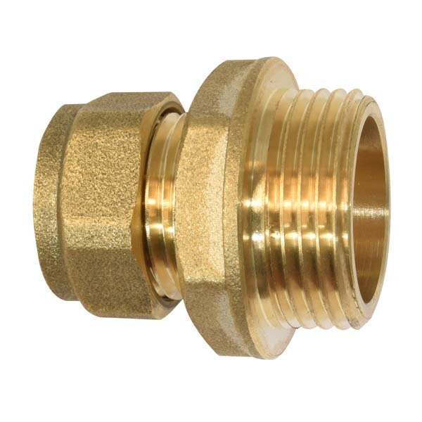 Compact Compression Coupler Male (15mmx1/2, 22mmx3/4, 15mm x 3/8")