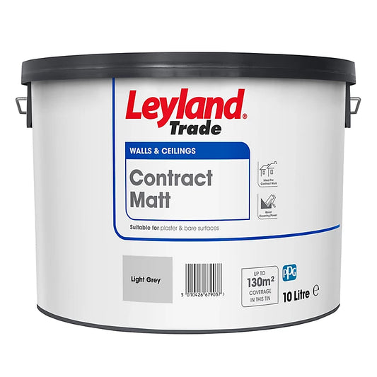 Leyland Trade Contract Matt 10L Light Grey