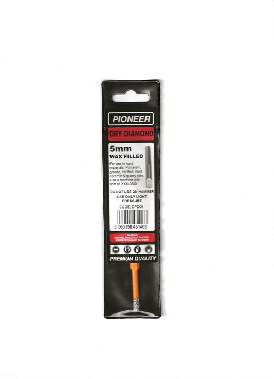 Pioneer Dry Diamond Wax Filled 5/6/7/8mm