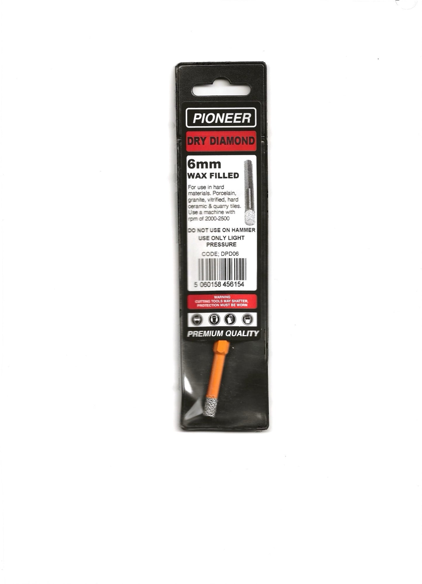 Pioneer Dry Diamond Wax Filled 5/6/7/8mm