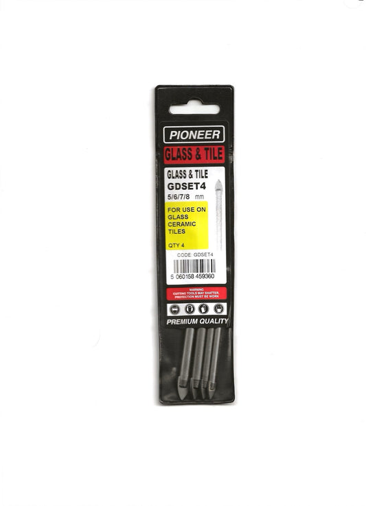 Pioneer Glass & Tile Drill set