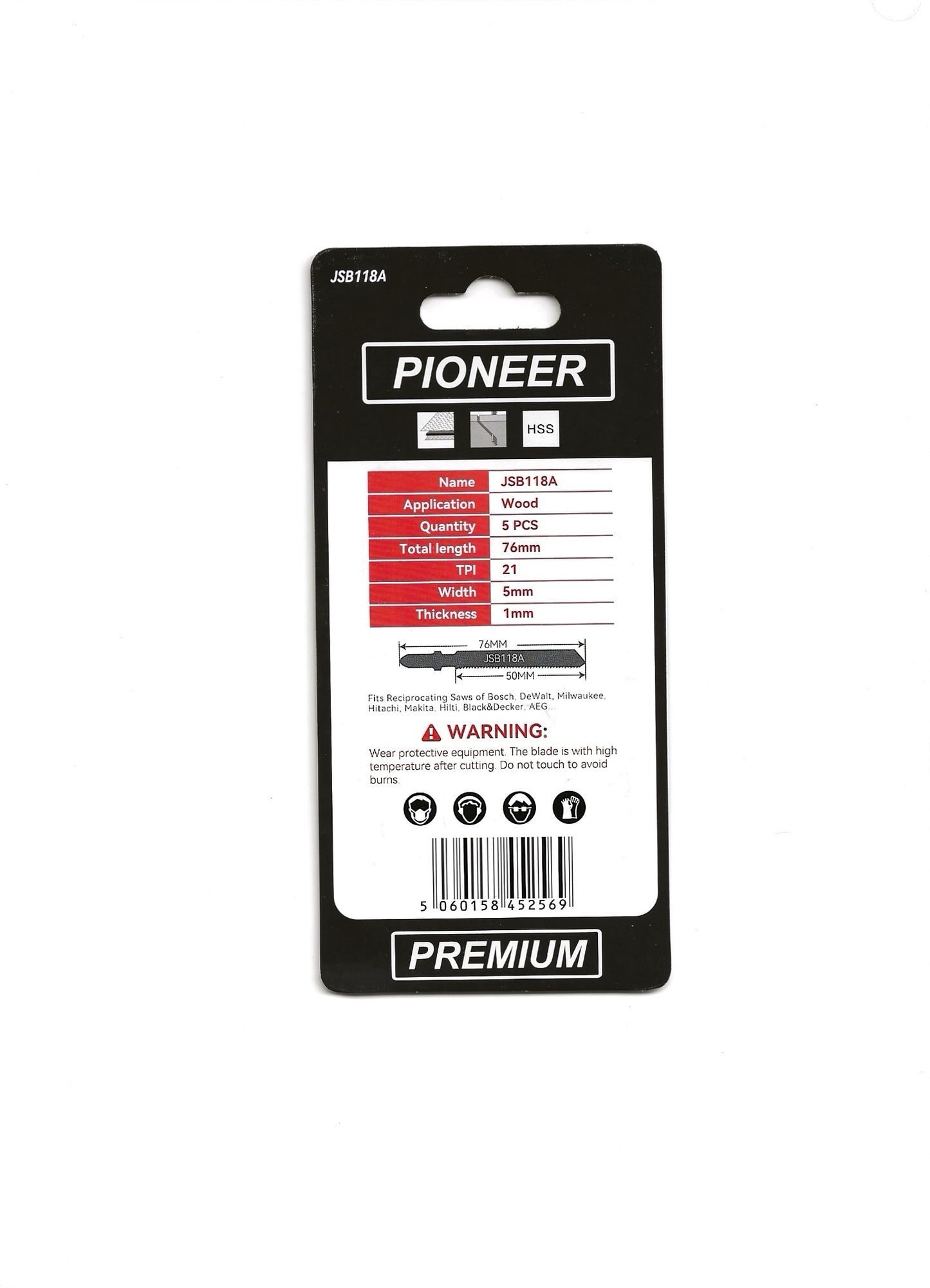 Pioneer Straight Cut - Metal