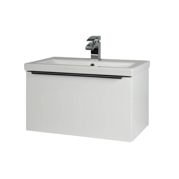 Kore Wall Hung 600mm Drawer Unit Gloss White