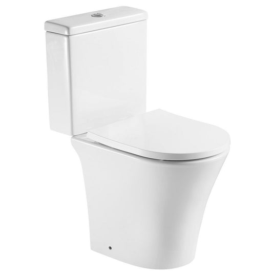 Kartell Kameo Close Coupled Short Projection Rimless Pan with Cistern and Seat