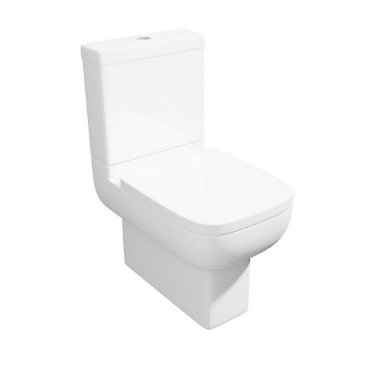 Kartell Options 600 Close Coupled Rimless WC Pan with Cistern and Seat Kartell K-VIT Code: POT080OPR/POT600SE/SEA600OP
