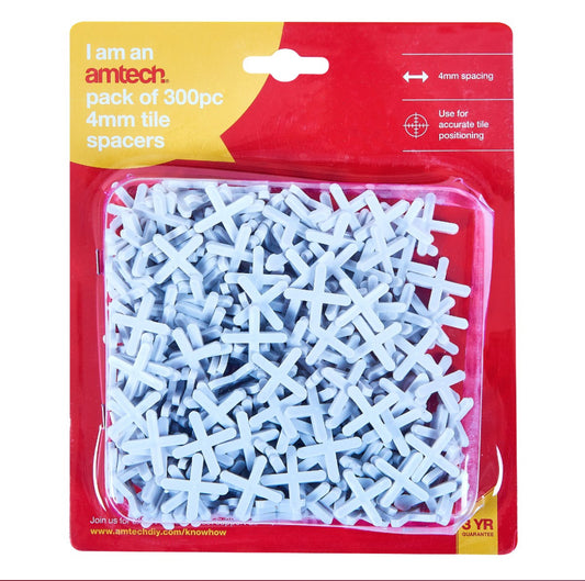 300 Piece 4mm tile spacer set