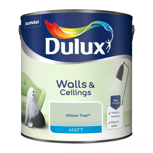 Dulux Matt Emulsion Paint - Willow Tree - 2.5L
