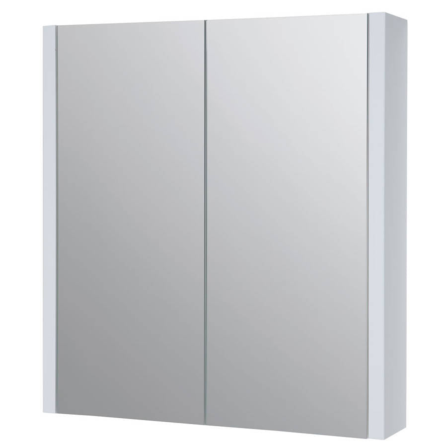 Purity Mirror Wall Cabinet WHITE 600MM