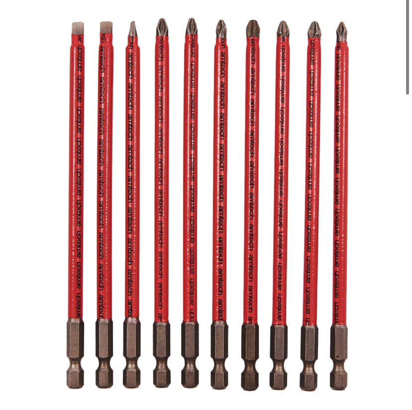 10 Piece 150mm non-slip bit set