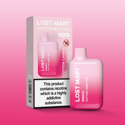 Lost Mary BM600 7 Flavours (ANY 5 FLAVOURS FOR £25)