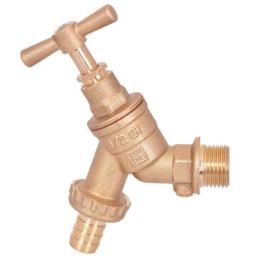 Hose Union Bib Tap Brass 1/2"