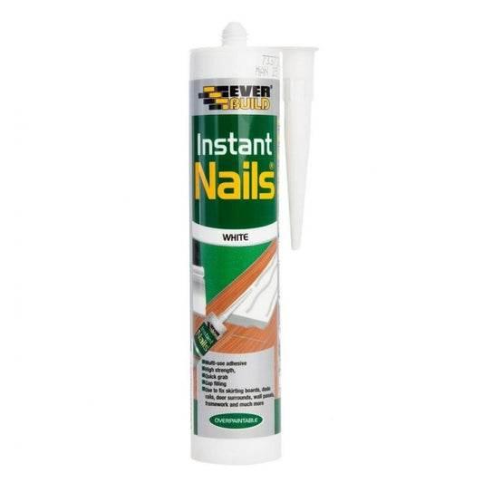 Everbuild Instant Nails - White