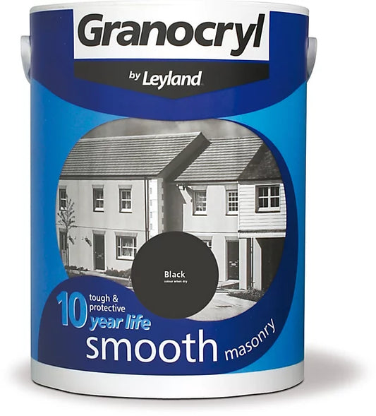 Granocryl Smooth Masonry 5L Black