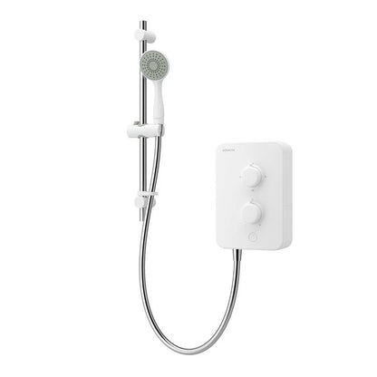 E1 Aqualisa Electric Shower with Single Mode Handset White